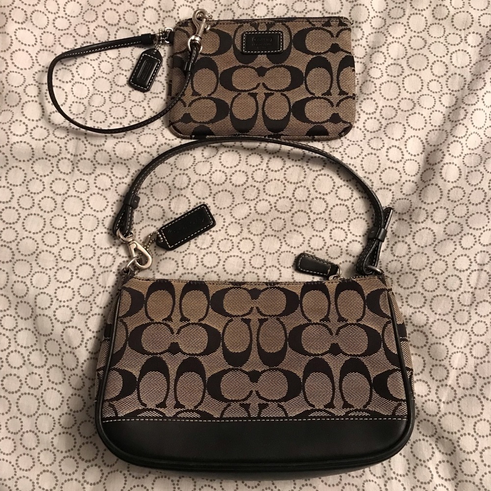 Coach bag and pochette